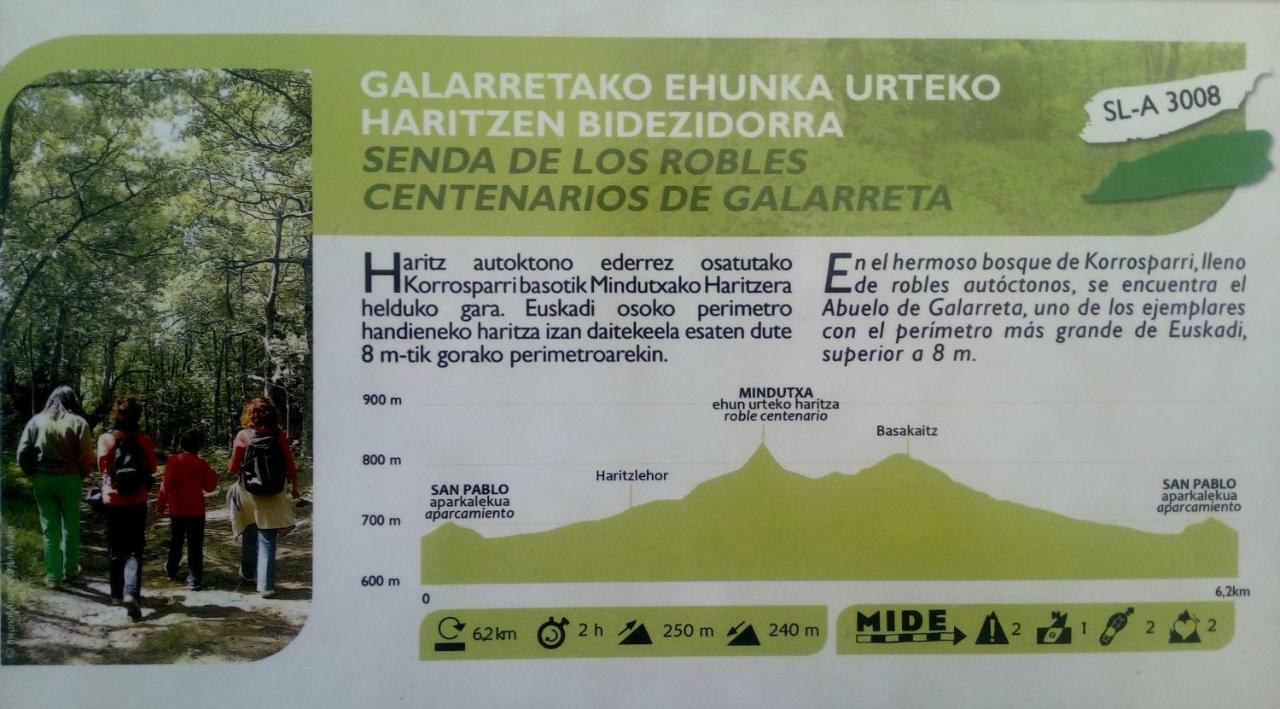 Kukuma Etxea Habitaciones Con Derecho A Cocina Galarreta ภายนอก รูปภาพ